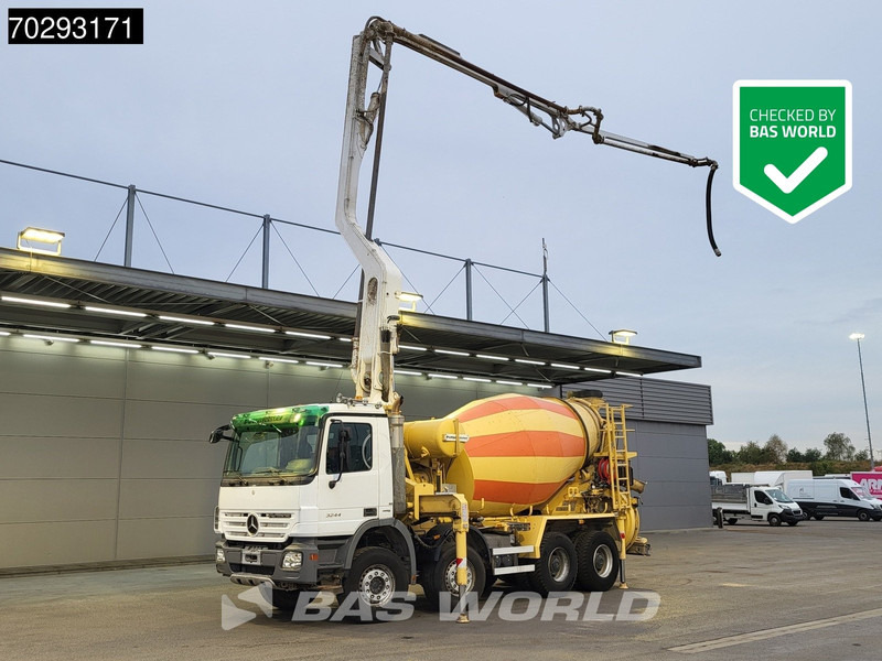 Mercedes-Benz Actros 3244 8X4 Retarder Putzmeister 24 Mtrs Pumi Big-Axle 3-Pedals Euro 4 - مضخة خرسانة: صور 1 Mercedes-Benz Actros 3244 8X4 Retarder Putzmeister 24 Mtrs Pumi Big-Axle 3-Pedals Euro 4 - مضخة خرسانة: صور 1