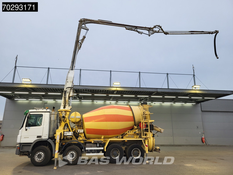 Mercedes-Benz Actros 3244 8X4 Retarder Putzmeister 24 Mtrs Pumi Big-Axle 3-Pedals Euro 4 - مضخة خرسانة: صور 5 Mercedes-Benz Actros 3244 8X4 Retarder Putzmeister 24 Mtrs Pumi Big-Axle 3-Pedals Euro 4 - مضخة خرسانة: صور 5