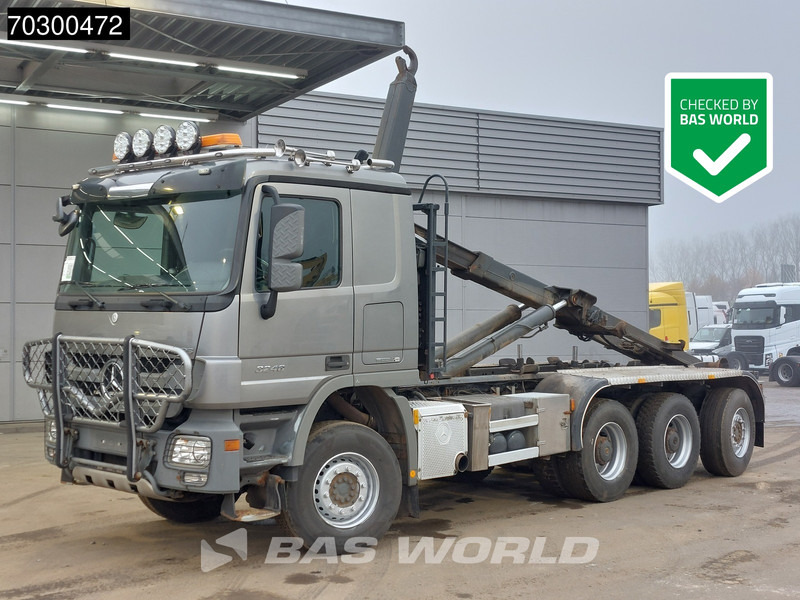 Mercedes-Benz Actros 3248 Actros 8X4 HIAB XR24SL59 Multilift Lift+steering Axle Big-Axle AUtomatic Euro 5 - شاحنة ذات الخطاف: صور 1 Mercedes-Benz Actros 3248 Actros 8X4 HIAB XR24SL59 Multilift Lift+steering Axle Big-Axle AUtomatic Euro 5 - شاحنة ذات الخطاف: صور 1