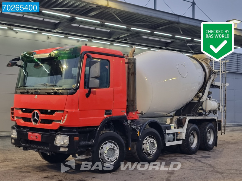 Mercedes-Benz Actros 3541 8X4 Big-Axle Steelsuspension 9m3 Mixer Euro 5 - شاحنة خلاطة خرسانة: صور 1 Mercedes-Benz Actros 3541 8X4 Big-Axle Steelsuspension 9m3 Mixer Euro 5 - شاحنة خلاطة خرسانة: صور 1