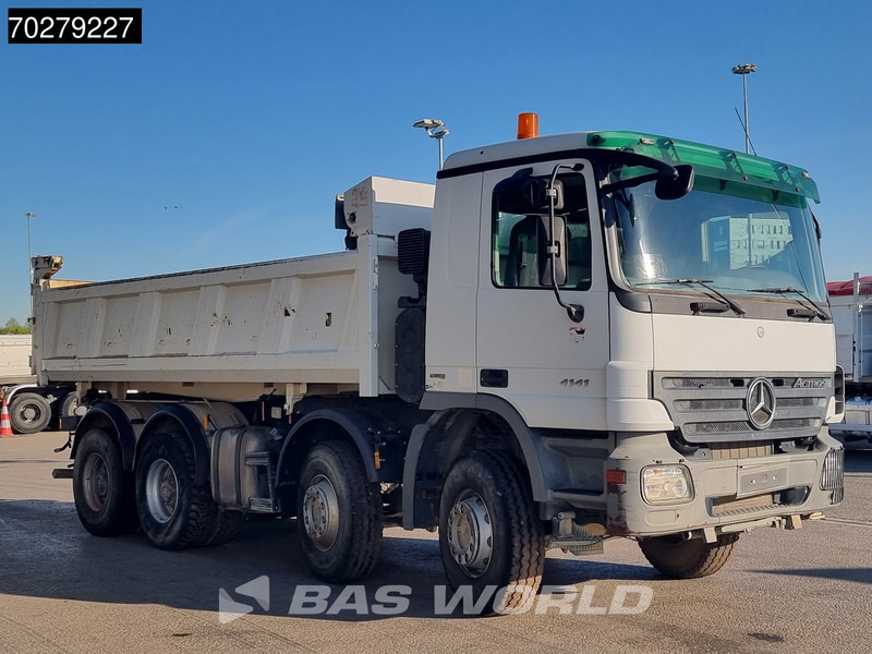 قلابات Mercedes-Benz Actros 4141 8X4 12m3 Meiller 2-way tipper steelsuspension Euro 4: صور 12