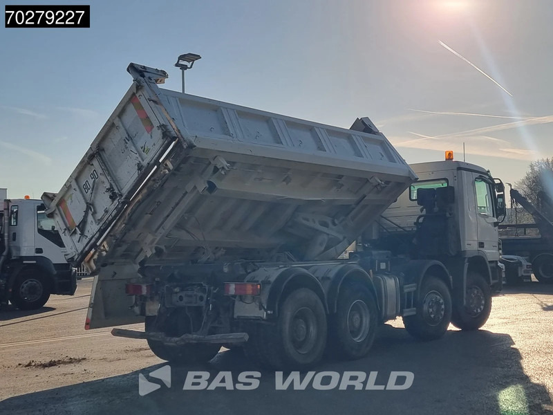 قلابات Mercedes-Benz Actros 4141 8X4 12m3 Meiller 2-way tipper steelsuspension Euro 4: صور 8