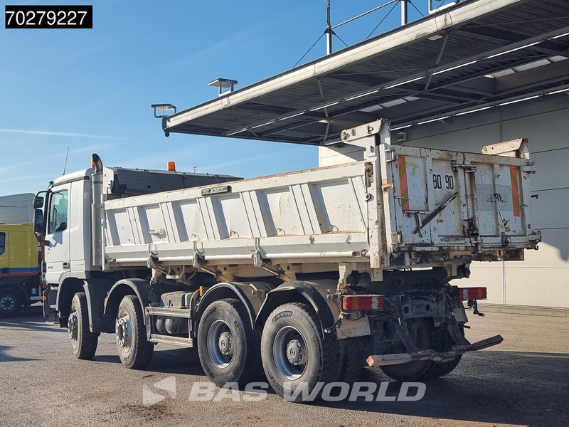 قلابات Mercedes-Benz Actros 4141 8X4 12m3 Meiller 2-way tipper steelsuspension Euro 4: صور 16