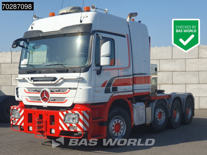 Mercedes-Benz Actros 4160 8X4 250T! WSK Manual Big-Axle Steelsuspension Lift+Lenkachse Standklima Euro 5 - شاحنة جرار: صور 1 Mercedes-Benz Actros 4160 8X4 250T! WSK Manual Big-Axle Steelsuspension Lift+Lenkachse Standklima Euro 5 - شاحنة جرار: صور 1