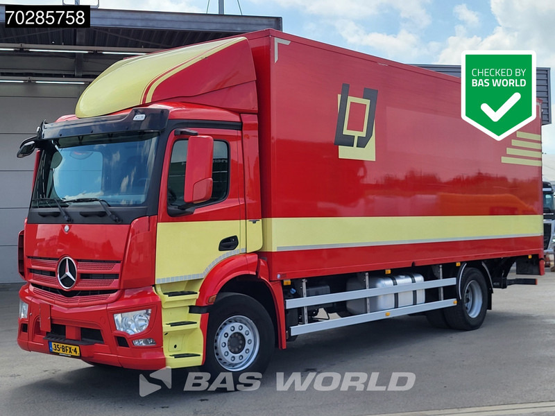 Mercedes-Benz Antos 1827 4X2 20.5t NL-Truck APK Automatic 2000kg Ladebordwand Euro 6 - بصندوق مغلق شاحنة: صور 1 Mercedes-Benz Antos 1827 4X2 20.5t NL-Truck APK Automatic 2000kg Ladebordwand Euro 6 - بصندوق مغلق شاحنة: صور 1