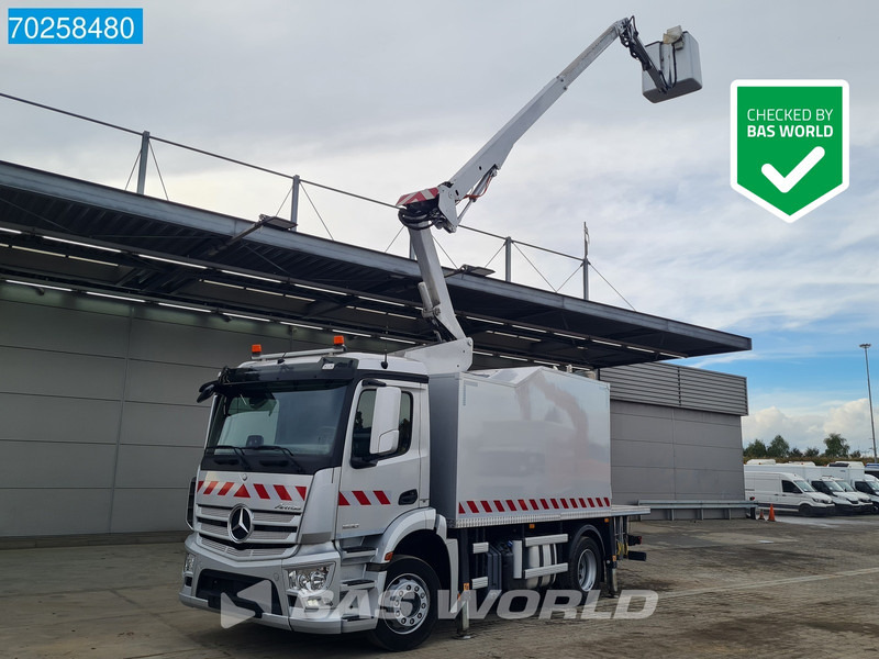 Mercedes-Benz Antos 1830 4X2 Hubarbeitsbühne 14.70m Time France VST 248 NF Navi Euro 6 - شاحنة كرين: صور 1 Mercedes-Benz Antos 1830 4X2 Hubarbeitsbühne 14.70m Time France VST 248 NF Navi Euro 6 - شاحنة كرين: صور 1