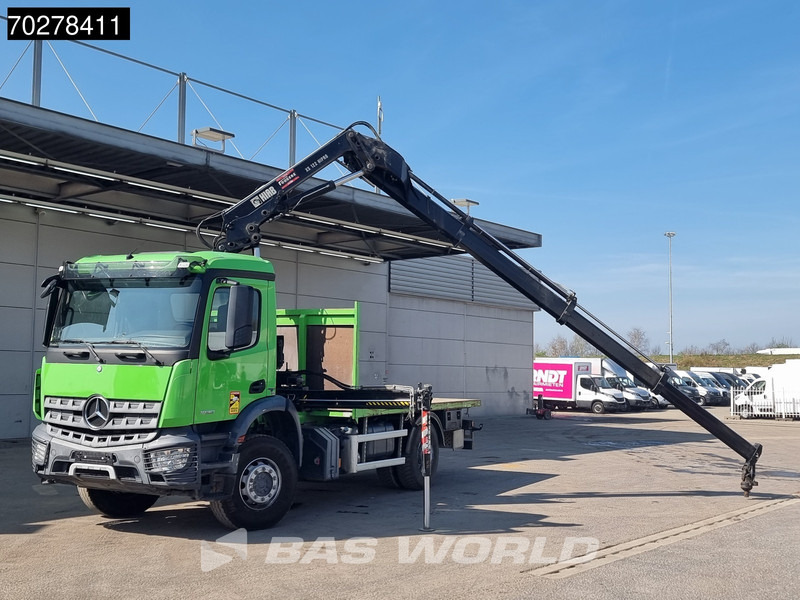 Mercedes-Benz Arocs 1830 4X2 Hiab 122 ES-3 HIPRO Kran Crane Big-Axle Euro 6 - شاحنات مسطحة, شاحنة كرين: صور 5 Mercedes-Benz Arocs 1830 4X2 Hiab 122 ES-3 HIPRO Kran Crane Big-Axle Euro 6 - شاحنات مسطحة, شاحنة كرين: صور 5