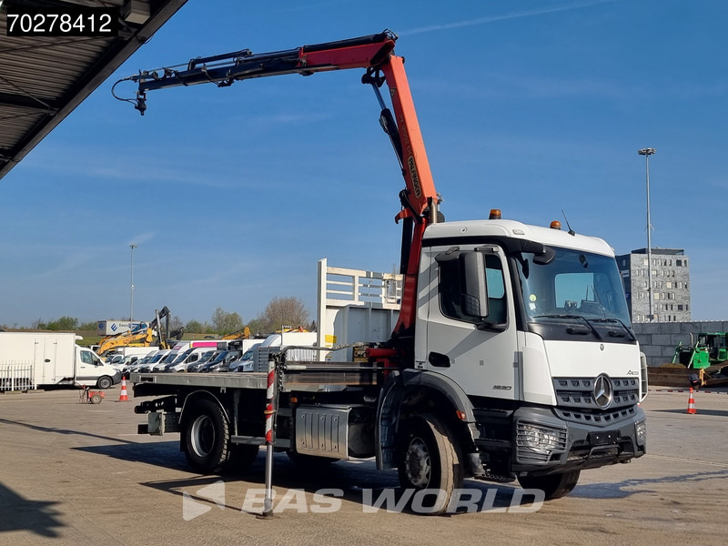 Mercedes-Benz Arocs 1830 4X2 Palfinger PK12.002 EH B Remote Full Steel Big-Axle Euro 6 - شاحنات مسطحة, شاحنة كرين: صور 3 Mercedes-Benz Arocs 1830 4X2 Palfinger PK12.002 EH B Remote Full Steel Big-Axle Euro 6 - شاحنات مسطحة, شاحنة كرين: صور 3