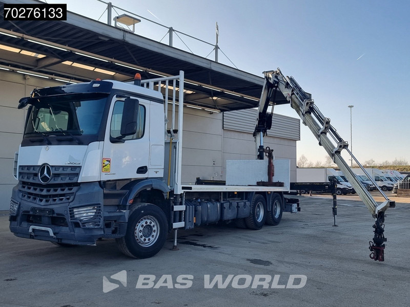 Mercedes-Benz Arocs 2636 6X4 HIAB X-HIDUO 188 ES-S Crane Kran Big axle Euro 6 - شاحنات مسطحة, شاحنة كرين: صور 5 Mercedes-Benz Arocs 2636 6X4 HIAB X-HIDUO 188 ES-S Crane Kran Big axle Euro 6 - شاحنات مسطحة, شاحنة كرين: صور 5