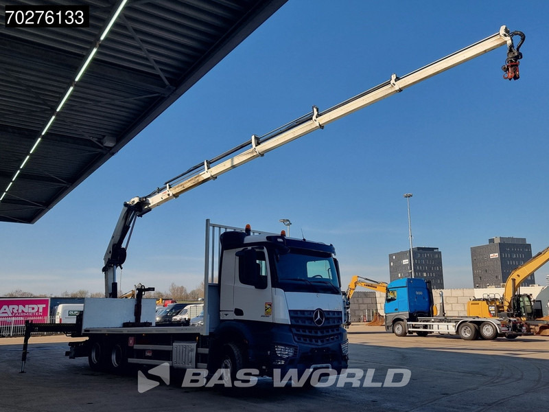 Mercedes-Benz Arocs 2636 6X4 HIAB X-HIDUO 188 ES-S Crane Kran Big axle Euro 6 - شاحنات مسطحة, شاحنة كرين: صور 3 Mercedes-Benz Arocs 2636 6X4 HIAB X-HIDUO 188 ES-S Crane Kran Big axle Euro 6 - شاحنات مسطحة, شاحنة كرين: صور 3