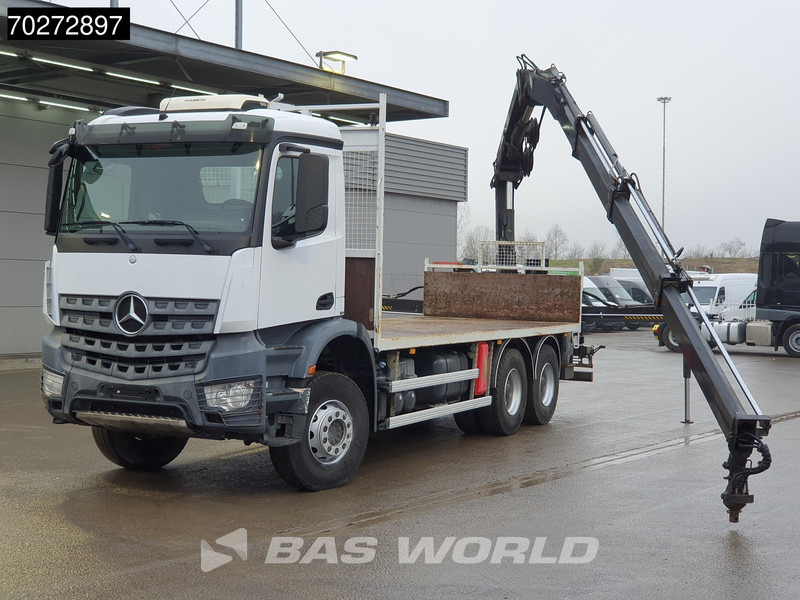 Mercedes-Benz Arocs 2636 6X4 Hiab 144 E-3 Hipro Kran Crane Remote Full Steel Euro 6 - شاحنات مسطحة, شاحنة كرين: صور 5 Mercedes-Benz Arocs 2636 6X4 Hiab 144 E-3 Hipro Kran Crane Remote Full Steel Euro 6 - شاحنات مسطحة, شاحنة كرين: صور 5