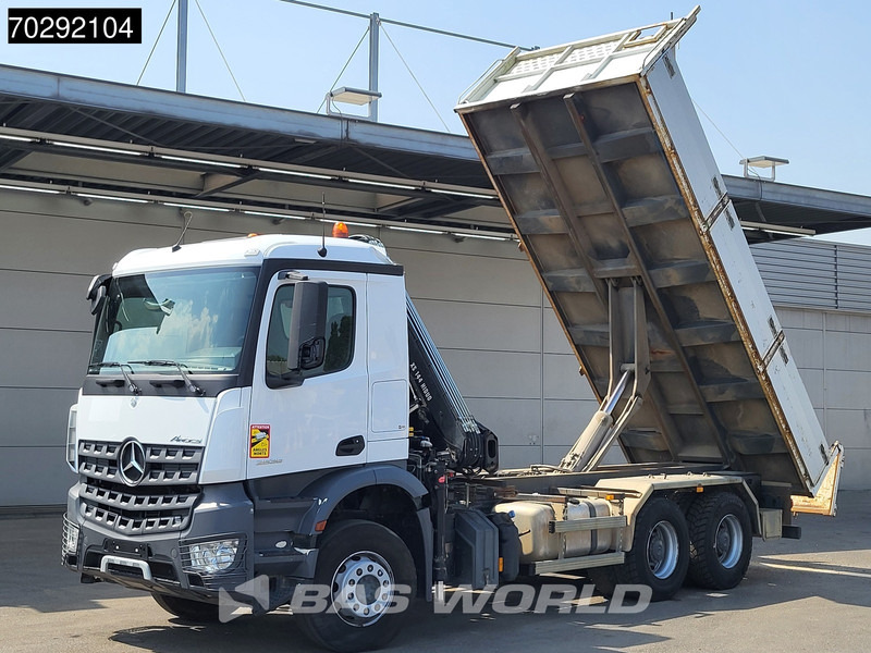 Mercedes-Benz Arocs 2636 Arocs 6X4 8m3 Forez Bennes Tipper HIAB 144 B-2 Hiduo Crane Steelsuspension Automatic Euro 6 - قلابات, شاحنة كرين: صور 5 Mercedes-Benz Arocs 2636 Arocs 6X4 8m3 Forez Bennes Tipper HIAB 144 B-2 Hiduo Crane Steelsuspension Automatic Euro 6 - قلابات, شاحنة كرين: صور 5