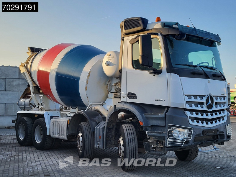 Mercedes-Benz Arocs 3240 8X4 9m3 Stetter mixer Steelsuspension Automatic Euro 6 - شاحنة خلاطة خرسانة: صور 3 Mercedes-Benz Arocs 3240 8X4 9m3 Stetter mixer Steelsuspension Automatic Euro 6 - شاحنة خلاطة خرسانة: صور 3
