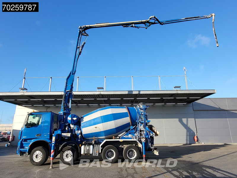Mercedes-Benz Arocs 3251 8X4 PUMI Putzmeister TMM 24 + Liebherr 7m3 Mixer Retarder Euro 6 - مضخة خرسانة: صور 5 Mercedes-Benz Arocs 3251 8X4 PUMI Putzmeister TMM 24 + Liebherr 7m3 Mixer Retarder Euro 6 - مضخة خرسانة: صور 5