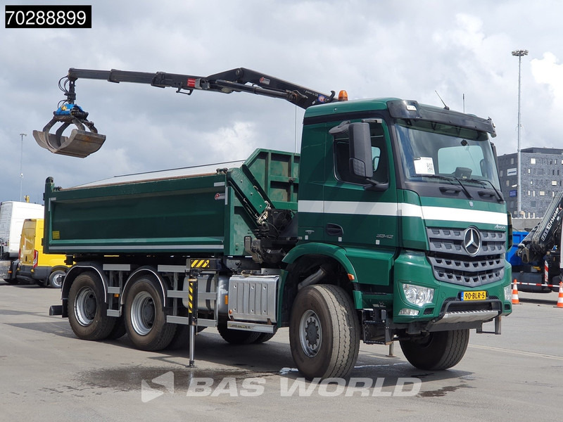 Mercedes-Benz Arocs 3342 Arocs 6X6 NL-Truck HMF 1643 Z-Crane Kran Steering Axle Big-Axle Euro 6 - قلابات, شاحنة كرين: صور 3 Mercedes-Benz Arocs 3342 Arocs 6X6 NL-Truck HMF 1643 Z-Crane Kran Steering Axle Big-Axle Euro 6 - قلابات, شاحنة كرين: صور 3