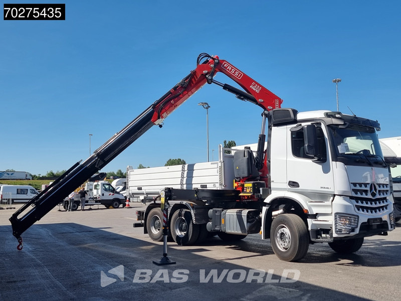 Mercedes-Benz Arocs 3348 6X4 Fassi F255A2.24 Kran Crane 9m3 3-Sided Tipper Big-Axle Euro 6 - قلابات, شاحنة كرين: صور 5 Mercedes-Benz Arocs 3348 6X4 Fassi F255A2.24 Kran Crane 9m3 3-Sided Tipper Big-Axle Euro 6 - قلابات, شاحنة كرين: صور 5