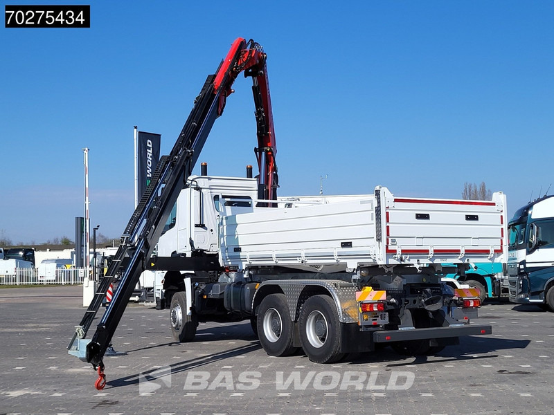 Mercedes-Benz Arocs 3348 6X6 Fassi F255A.2.24 xe-dynamic Kran Dreiseitenkipper Navi Euro 6 - قلابات, شاحنة كرين: صور 2 Mercedes-Benz Arocs 3348 6X6 Fassi F255A.2.24 xe-dynamic Kran Dreiseitenkipper Navi Euro 6 - قلابات, شاحنة كرين: صور 2