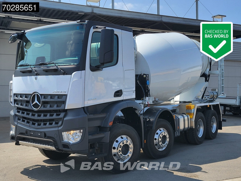 Mercedes-Benz Arocs 3743 8X4 NEW! 10m3 Mixer Big-Axle Steelsuspension Automatic Euro 6 - شاحنة خلاطة خرسانة: صور 1 Mercedes-Benz Arocs 3743 8X4 NEW! 10m3 Mixer Big-Axle Steelsuspension Automatic Euro 6 - شاحنة خلاطة خرسانة: صور 1