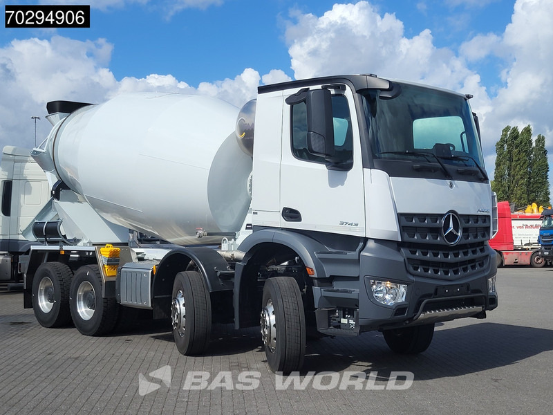 Mercedes-Benz Arocs 3743 8X4 New! 10m3 FML BSH 103 Mixer Steelsuspension Big-Axle Automatic Euro 6 - شاحنة خلاطة خرسانة: صور 3 Mercedes-Benz Arocs 3743 8X4 New! 10m3 FML BSH 103 Mixer Steelsuspension Big-Axle Automatic Euro 6 - شاحنة خلاطة خرسانة: صور 3