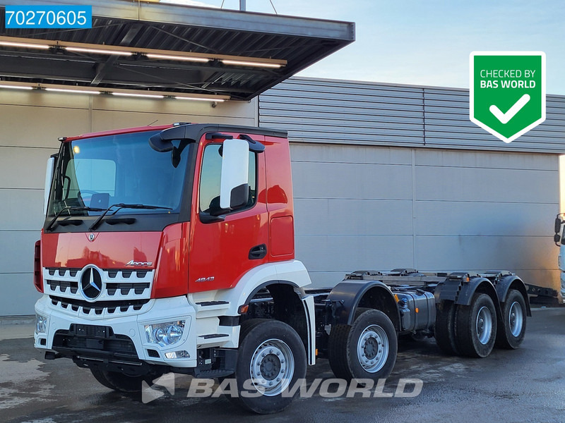 Mercedes-Benz Arocs 4843 8X4 NEW chassis RHD! Steel suspension Automatic Euro 6 - الشاسيه شاحنة: صور 1 Mercedes-Benz Arocs 4843 8X4 NEW chassis RHD! Steel suspension Automatic Euro 6 - الشاسيه شاحنة: صور 1