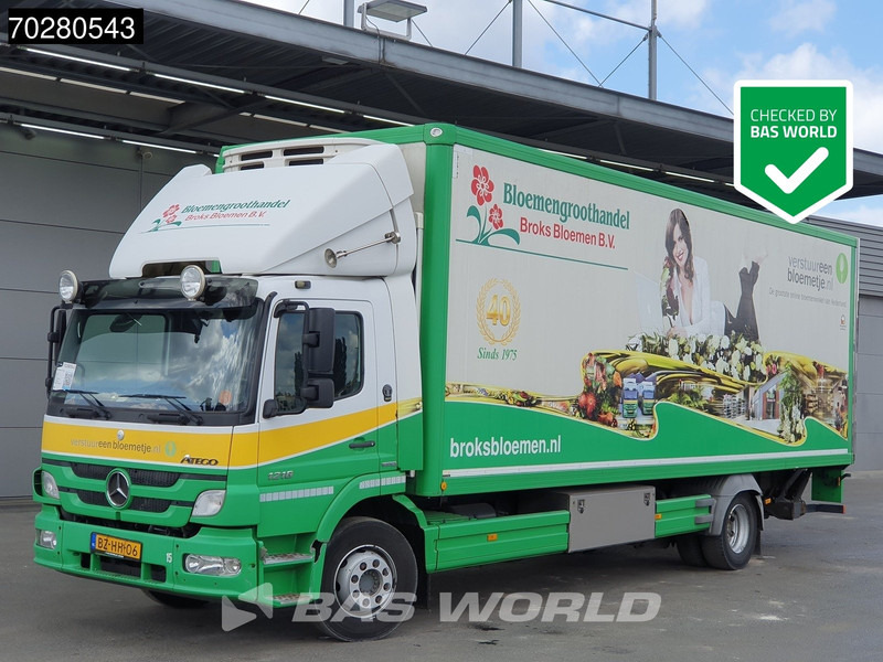Mercedes-Benz Atego 1218 Atego 4X2 12t NL-Truck Mitsubishi TDJ430D cooler 1500kg Ladebordwand Euro 5 - مبردة شاحنة: صور 1 Mercedes-Benz Atego 1218 Atego 4X2 12t NL-Truck Mitsubishi TDJ430D cooler 1500kg Ladebordwand Euro 5 - مبردة شاحنة: صور 1