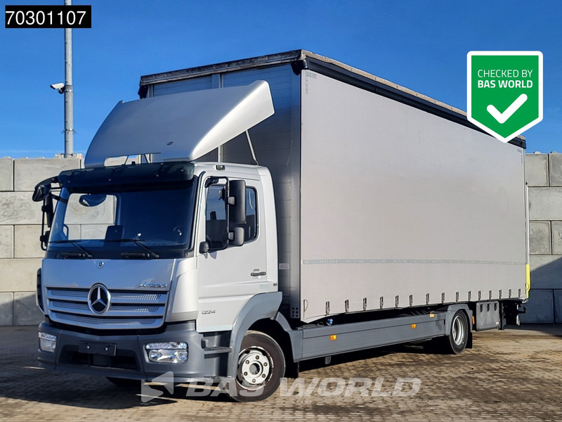 Mercedes-Benz Atego 1224 4X2 12tonner 280cm height box 1500kg Ladebordwand Automatic Euro 6 - شاحنة ستارة: صور 1 Mercedes-Benz Atego 1224 4X2 12tonner 280cm height box 1500kg Ladebordwand Automatic Euro 6 - شاحنة ستارة: صور 1