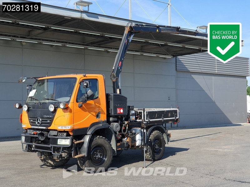 Mercedes-Benz U20 4X4 Hiab 022D-3 HIDUO Kran Crane Hydraulic Euro 5 - شاحنات مسطحة, شاحنة كرين: صور 1 Mercedes-Benz U20 4X4 Hiab 022D-3 HIDUO Kran Crane Hydraulic Euro 5 - شاحنات مسطحة, شاحنة كرين: صور 1
