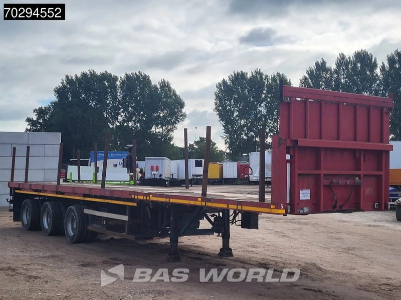 Nooteboom OVB 48 VV 3 axles Uitschuifbaar 1155-1905cm 3xgestuurd - عربة مسطحة منخفضة نصف مقطورة: صور 5 Nooteboom OVB 48 VV 3 axles Uitschuifbaar 1155-1905cm 3xgestuurd - عربة مسطحة منخفضة نصف مقطورة: صور 5