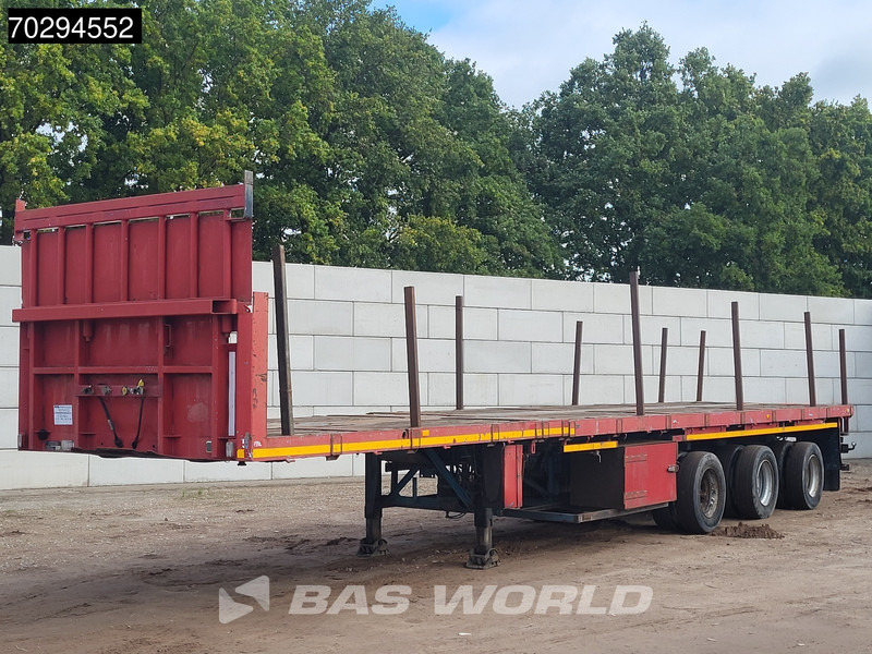 Nooteboom OVB 48 VV 3 axles Uitschuifbaar 1155-1905cm 3xgestuurd - عربة مسطحة منخفضة نصف مقطورة: صور 2 Nooteboom OVB 48 VV 3 axles Uitschuifbaar 1155-1905cm 3xgestuurd - عربة مسطحة منخفضة نصف مقطورة: صور 2