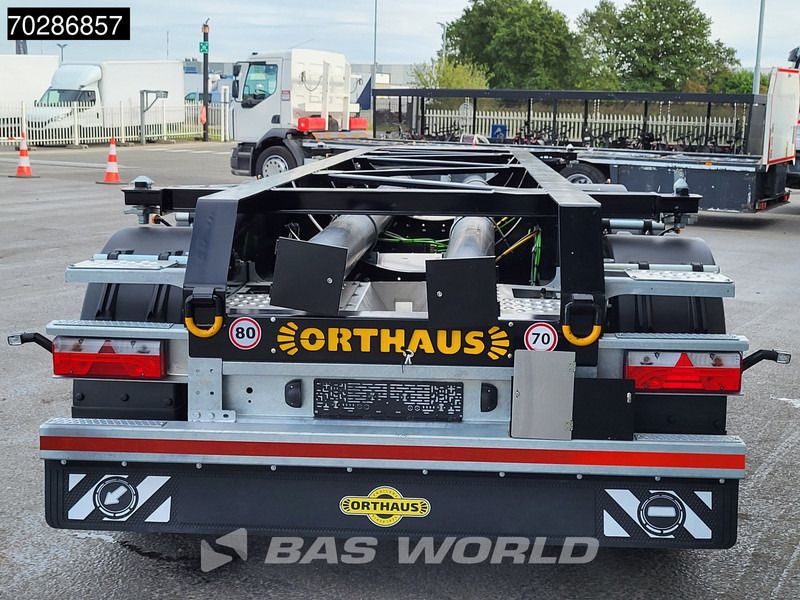 شاحنات الحاويات/ جسم علوي قابل للتغيير نصف مقطورة جديد Orthaus 3 axles NEW Lift Axle 20ft 25ft Tank ADR: صور 9