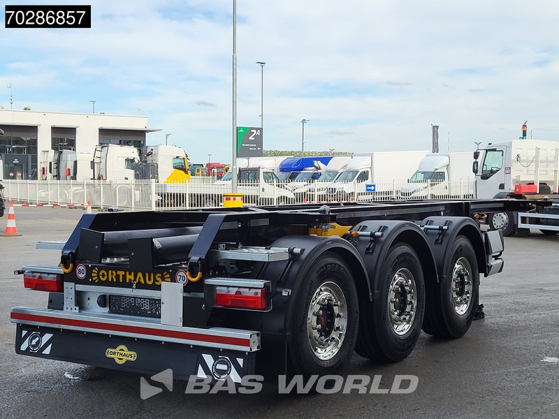 شاحنات الحاويات/ جسم علوي قابل للتغيير نصف مقطورة جديد Orthaus 3 axles NEW Lift Axle 20ft 25ft Tank ADR: صور 6
