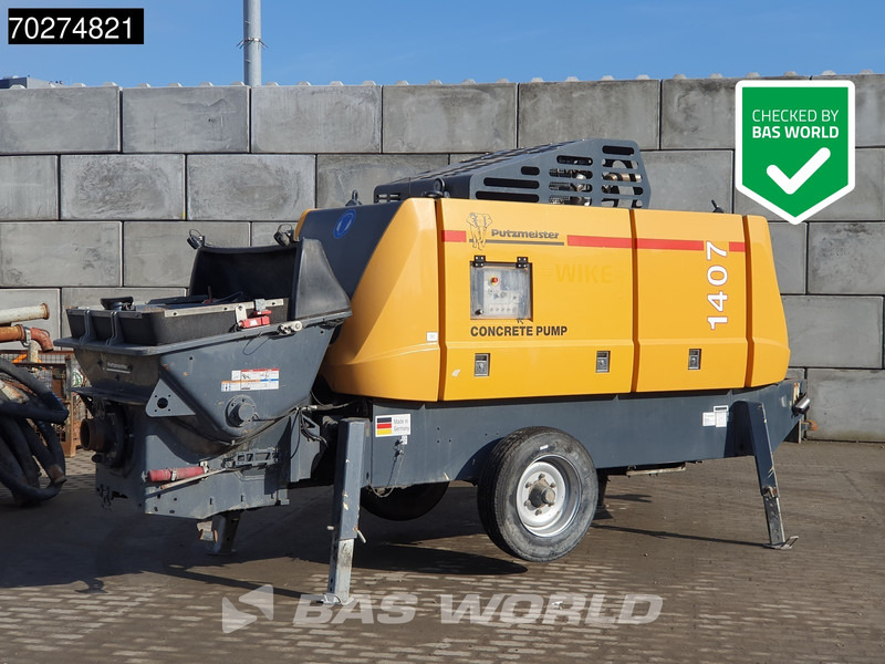Putzmeister BSA 1407 D5 CONCRETE PUMP - معدات الخرسانة: صور 1 Putzmeister BSA 1407 D5 CONCRETE PUMP - معدات الخرسانة: صور 1