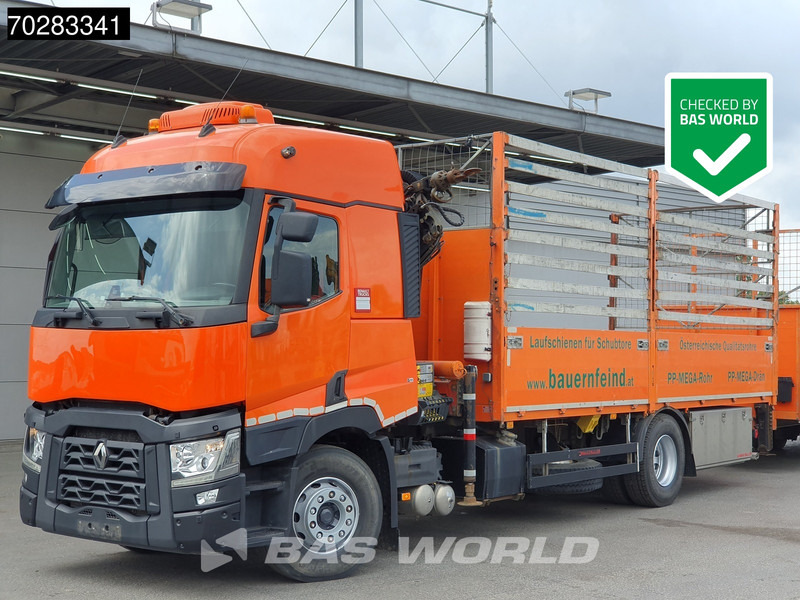 Renault C 380 4X2 Palfinger PK18002-EH Retarder Automatic Standklima Euro 6 - شاحنات مسطحة, شاحنة كرين: صور 1 Renault C 380 4X2 Palfinger PK18002-EH Retarder Automatic Standklima Euro 6 - شاحنات مسطحة, شاحنة كرين: صور 1
