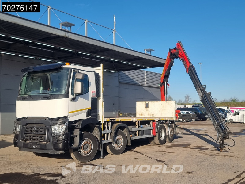 Renault C 380 8X2 Palfinger PK24001K Remote Lenkachse Euro 6 - شاحنات مسطحة, شاحنة كرين: صور 3 Renault C 380 8X2 Palfinger PK24001K Remote Lenkachse Euro 6 - شاحنات مسطحة, شاحنة كرين: صور 3
