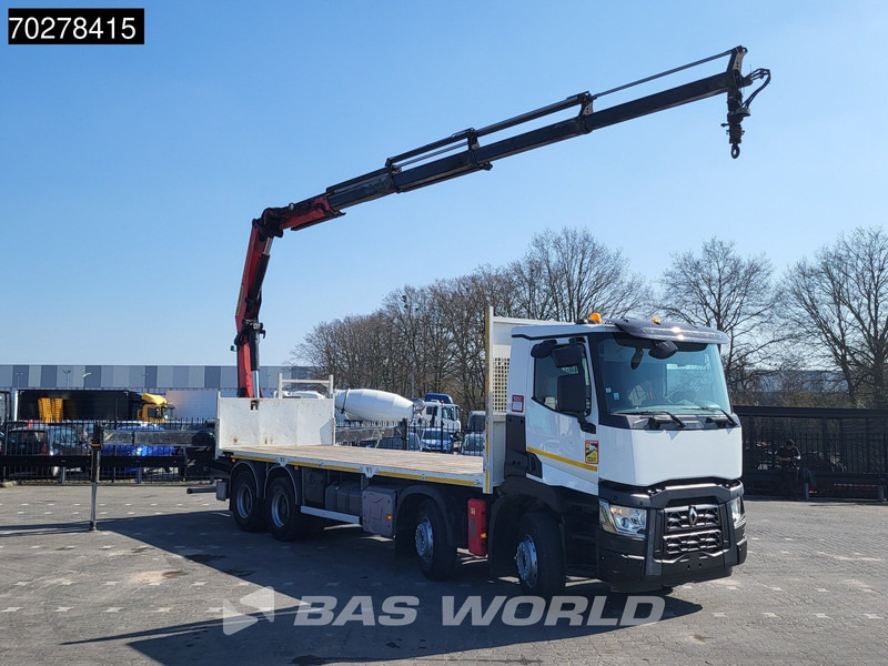 Renault C 430 8X4 Palfinger 22002 EH kran Crane Big-Axle steel suspension Euro 6 - شاحنات مسطحة, شاحنة كرين: صور 3 Renault C 430 8X4 Palfinger 22002 EH kran Crane Big-Axle steel suspension Euro 6 - شاحنات مسطحة, شاحنة كرين: صور 3