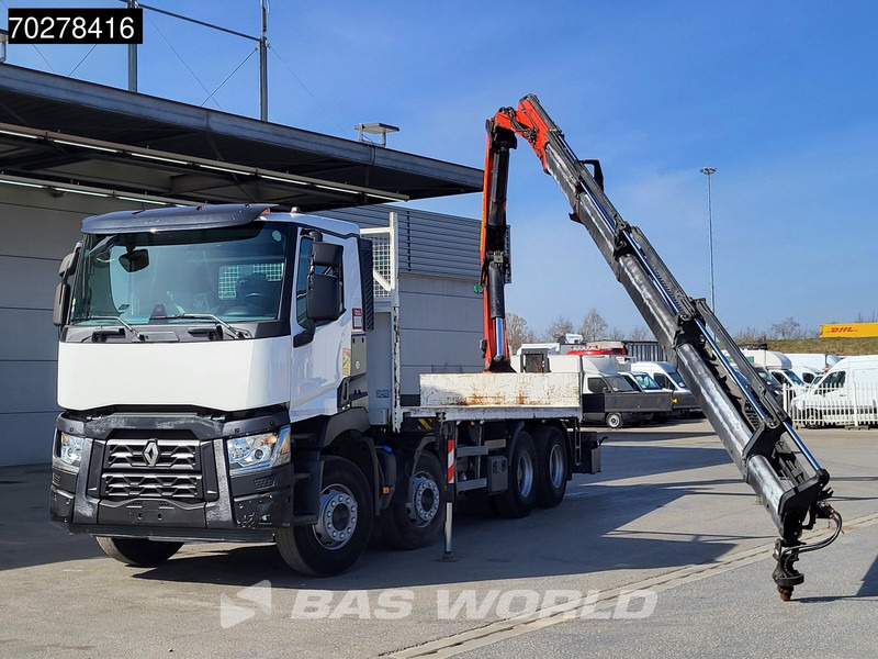Renault C 430 8X4 Palfinger PK33002EH Euro 6 Big Axle - شاحنات مسطحة, شاحنة كرين: صور 1 Renault C 430 8X4 Palfinger PK33002EH Euro 6 Big Axle - شاحنات مسطحة, شاحنة كرين: صور 1