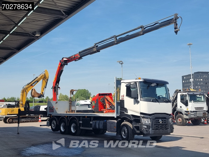 Renault C 480 8X4 Palfinger 24.001 SLD5 Kran Crane Lift-Lenkachse Euro 6 - شاحنات مسطحة, شاحنة كرين: صور 3 Renault C 480 8X4 Palfinger 24.001 SLD5 Kran Crane Lift-Lenkachse Euro 6 - شاحنات مسطحة, شاحنة كرين: صور 3