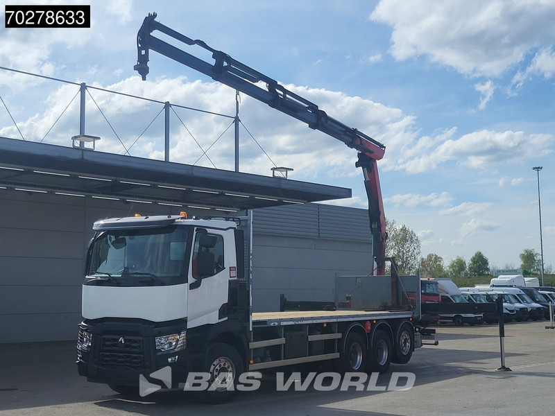 Renault C 480 8X4 Palfinger PK24.001 SLD5 Crane Kran Automatic Liftachse Euro 6 - شاحنات مسطحة, شاحنة كرين: صور 3 Renault C 480 8X4 Palfinger PK24.001 SLD5 Crane Kran Automatic Liftachse Euro 6 - شاحنات مسطحة, شاحنة كرين: صور 3