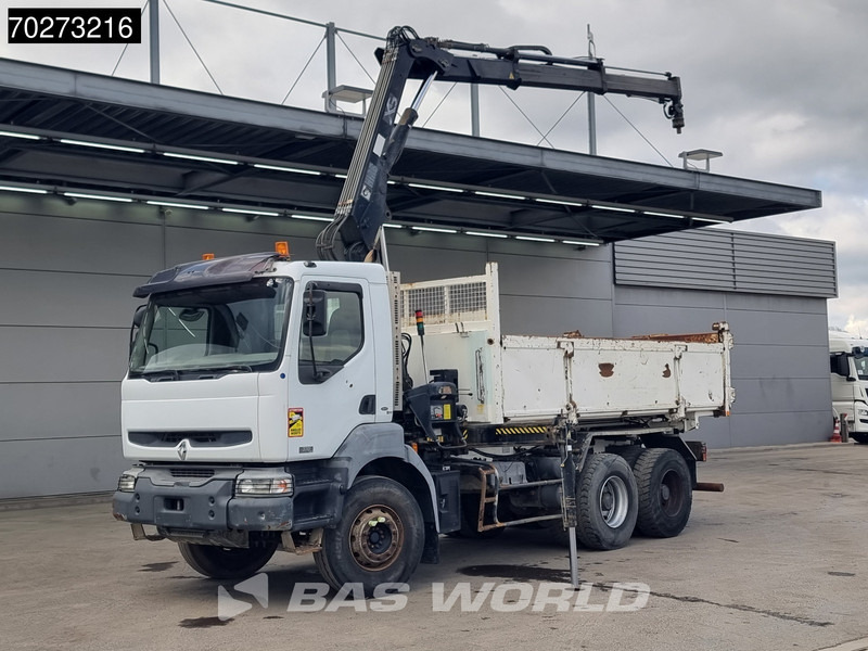 Renault Kerax 360 6X4 Hiab 144 B-2 Hiduo Kran Manual Big-Axle Steelsuspension Euro 3 - قلابات, شاحنة كرين: صور 1 Renault Kerax 360 6X4 Hiab 144 B-2 Hiduo Kran Manual Big-Axle Steelsuspension Euro 3 - قلابات, شاحنة كرين: صور 1