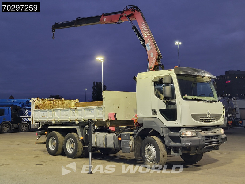 Renault Kerax 370 Kerax 6X4 Fassi F150AXS.22 Crane 10m3 2-side tipper Big-Axle Steelsuspension Manual - قلابات, شاحنة كرين: صور 3 Renault Kerax 370 Kerax 6X4 Fassi F150AXS.22 Crane 10m3 2-side tipper Big-Axle Steelsuspension Manual - قلابات, شاحنة كرين: صور 3