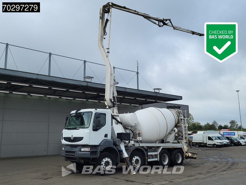 Renault Kerax 8X4 Mecbo M3-23/100-BZ Pomp+Mixer Big-Axle Steelsuspension Euro 5 - شاحنة خلاطة خرسانة: صور 1 Renault Kerax 8X4 Mecbo M3-23/100-BZ Pomp+Mixer Big-Axle Steelsuspension Euro 5 - شاحنة خلاطة خرسانة: صور 1