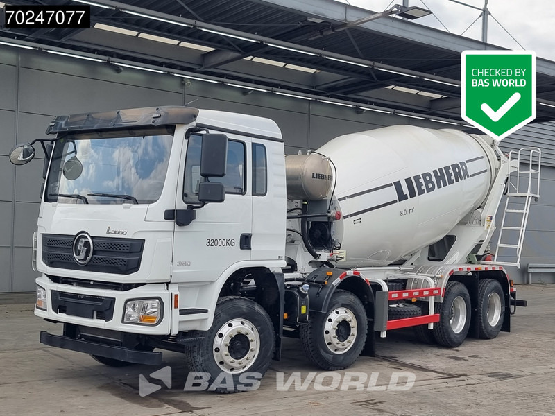 SHACMAN L3000 8X4 NEW 8m3 Liebherr Mixer Big Axle Steel suspension - شاحنة خلاطة خرسانة: صور 1 SHACMAN L3000 8X4 NEW 8m3 Liebherr Mixer Big Axle Steel suspension - شاحنة خلاطة خرسانة: صور 1