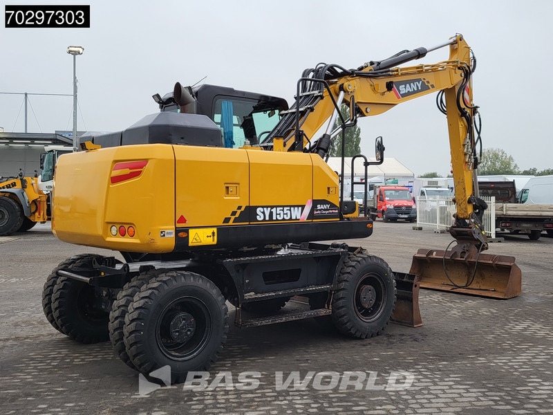 Sany SY155 W - حفارة على عجلات: صور 5 Sany SY155 W - حفارة على عجلات: صور 5
