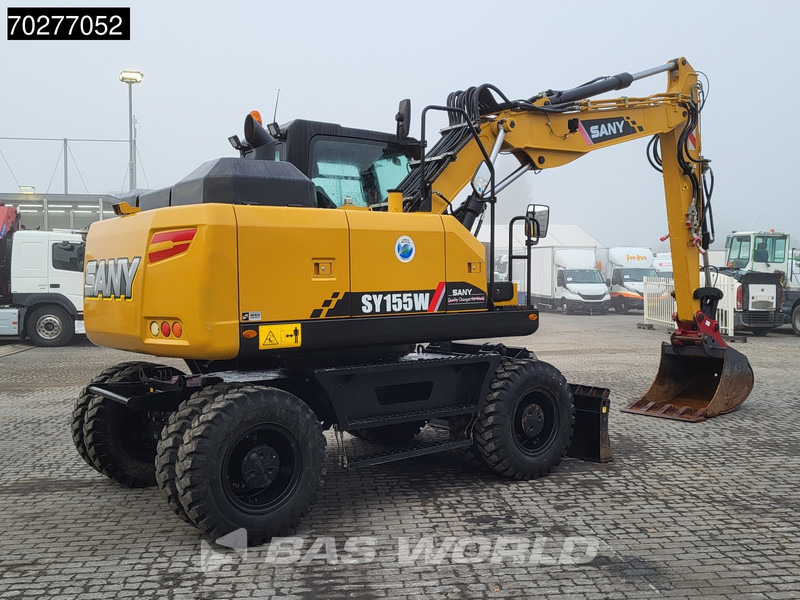 Sany SY155 W - حفارة على عجلات: صور 5 Sany SY155 W - حفارة على عجلات: صور 5