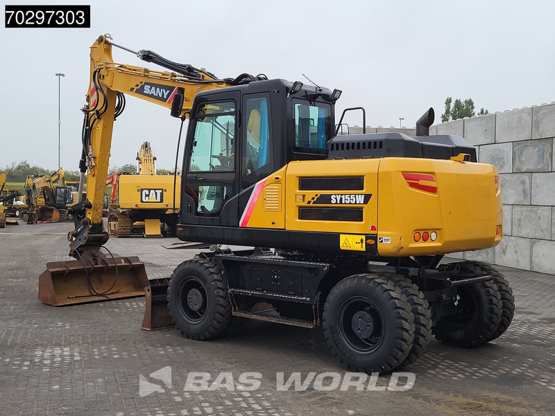 Sany SY155 W - حفارة على عجلات: صور 2 Sany SY155 W - حفارة على عجلات: صور 2