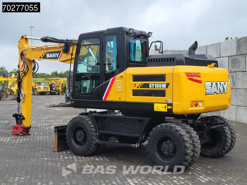 Sany SY155W - حفارة على عجلات: صور 2 Sany SY155W - حفارة على عجلات: صور 2