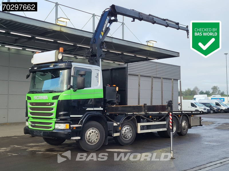 Scania G400 G 8X2 MKG HLK 231 HPA4 Crane Retarder Lift+Steering-Axle Euro 5 - شاحنات مسطحة, شاحنة كرين: صور 1 Scania G400 G 8X2 MKG HLK 231 HPA4 Crane Retarder Lift+Steering-Axle Euro 5 - شاحنات مسطحة, شاحنة كرين: صور 1