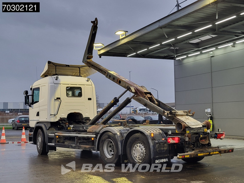 Scania G410 6X2 20tons Meiller containersystem Lift+steering Axle Retarder Euro 6 - شاحنة ذات الخطاف: صور 2 Scania G410 6X2 20tons Meiller containersystem Lift+steering Axle Retarder Euro 6 - شاحنة ذات الخطاف: صور 2