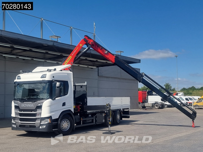 Scania G410 6X2 Palfinger PK24.001 SLD 5 Kran Crane Retarder Lift+Lenkachse Euro 6 - شاحنات مسطحة, شاحنة كرين: صور 5 Scania G410 6X2 Palfinger PK24.001 SLD 5 Kran Crane Retarder Lift+Lenkachse Euro 6 - شاحنات مسطحة, شاحنة كرين: صور 5