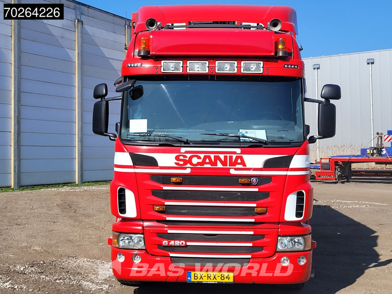Scania G420 6X2 Van Dijk Cattle transport Liftable floor Lift-Asche Euro 5 - بصندوق مغلق شاحنة: صور 5 Scania G420 6X2 Van Dijk Cattle transport Liftable floor Lift-Asche Euro 5 - بصندوق مغلق شاحنة: صور 5